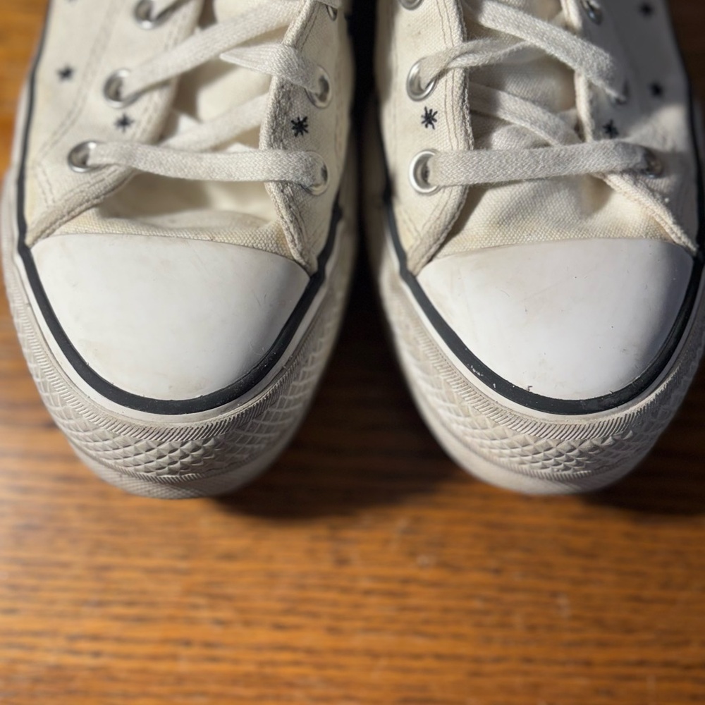 Converse High-Top Sneakers - Crystal Energy Platform White, 8 - Picture 9 of 10
